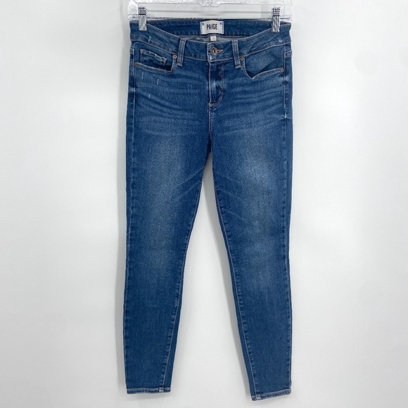 PAIGE Verdugo Ankle Skinny Soft Denim Blue Jeans 28 - Picture 2 of 10